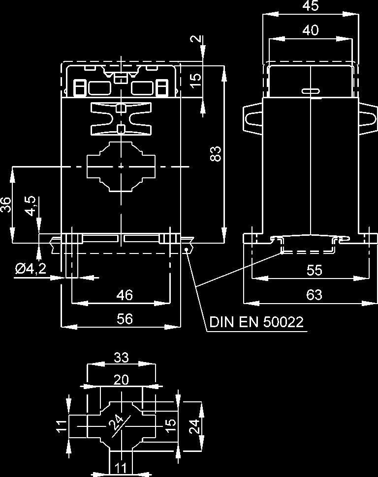 1 0,2 TDC032 Dimension:i vedi fig. 2 / dimensions: see fig.