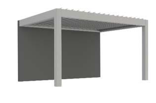 senza colonne 1 modulo 6158 4200 3500 Pergola senza