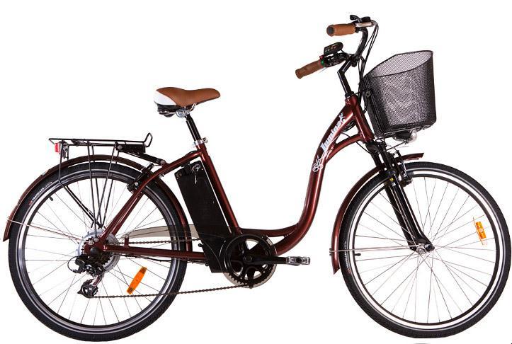 ECOBIKE LUMINA E la city bike dal design raffinato. Leggerissima con telaio in alluminio e batteria al litio è disponibile in colori molto alla moda.