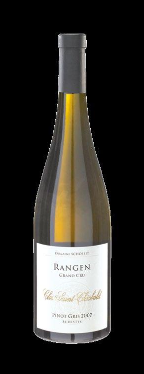 Pinot Gris Rangen Grand Cru Clos Saint Théobald 100% pinot gris Il vigneto di Rangen è il più meridionale di tutti i vigneti Alsaziani.