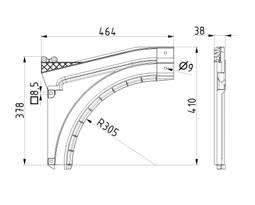 17 24718 CURVA IN PVC : paio : 1 kg/paio : pvc : Sistema di curve in pvc per