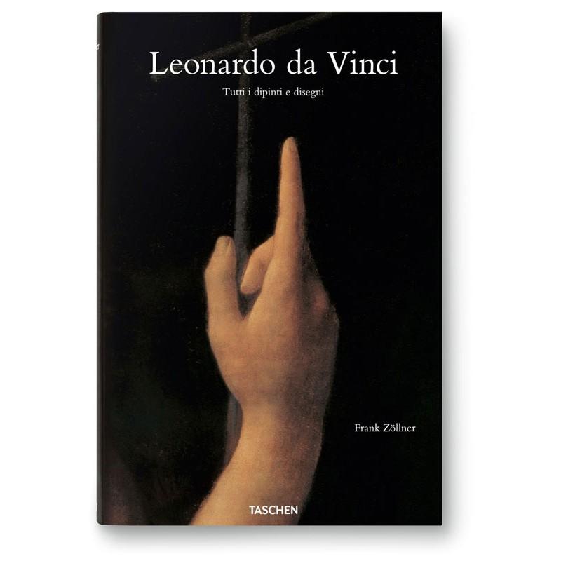 #logosedizioni Taschen LEONARDO DA VINCI. TUTTI I DIPINTI E DISEGNI Johannes Nathan, FP Cartonato in cofanetto cm 24,5 x 37,2 mm, 708 pp.