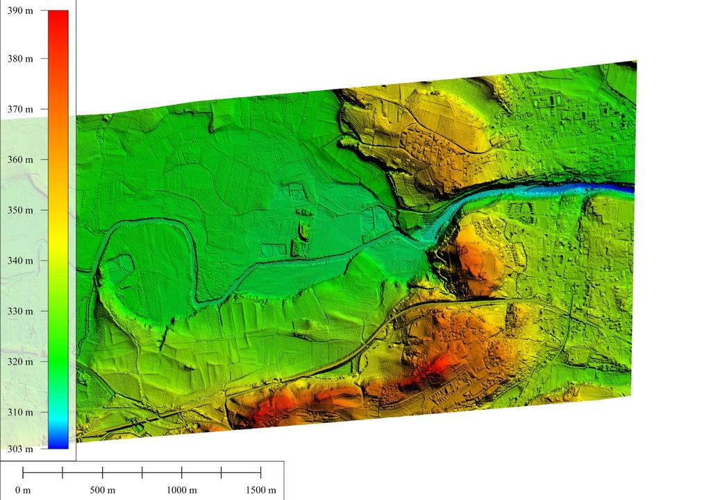 Vista 3D dell anfiteatro morenico