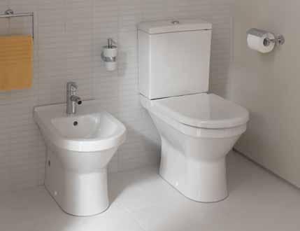 Vaso monoblocco a pavimento e bidet