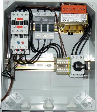 SERIE EM/LTS SALVAMOTORE TRIFASE AVV DIRETTO (V.380 HZ 50 ) APPARECCHIATURA ELETTRICA DIMENSIONI PE