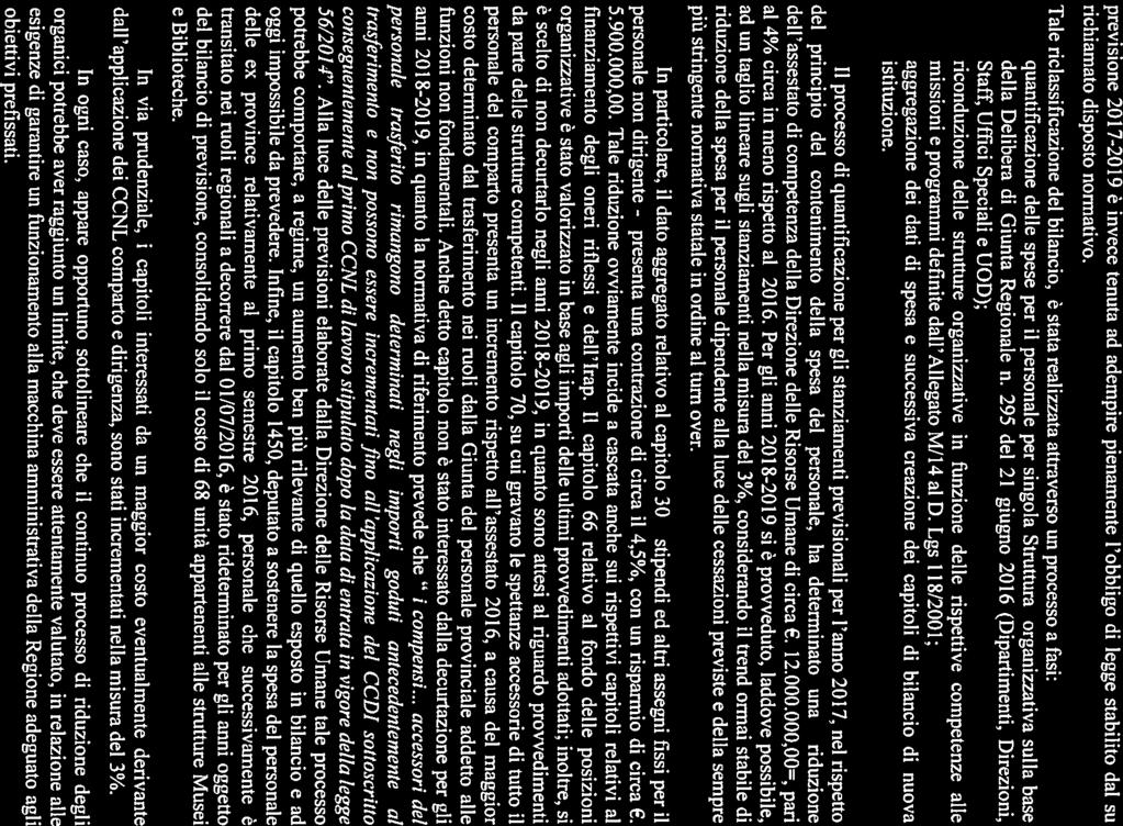 dll Dlbr d Gunt Rgnl n. 95 dl 1 gugn 016 (Dprtmnt, Drzn, mssn prgrmm dfnt dll Allgt M/14 l D. Lgs 11/001; sttuzn.