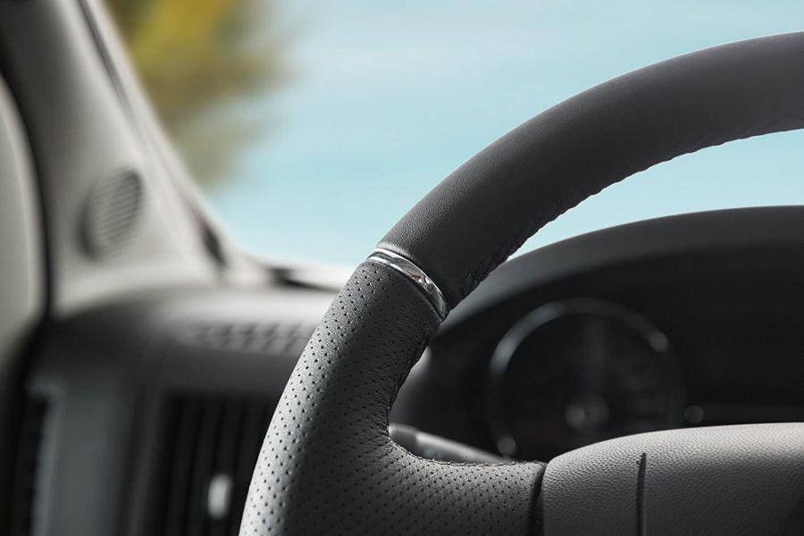 Il cruscotto nella cabina guida dei modelli HYMERCAR su telaio Fiat dispone di tutte le funzionalità più importanti.