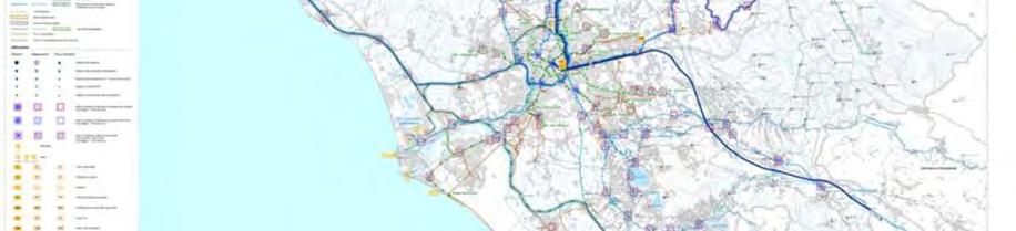 interregionale e regionale. I servizi ferroviari regionali sono organizzati in otto linee di trasporto, denominate FL. Tali linee, secondo la L.