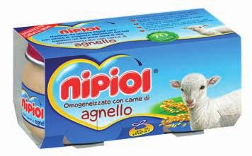 Omogeneizzati NIPIOL gusti carne 2x80 g (al kg 8,06)