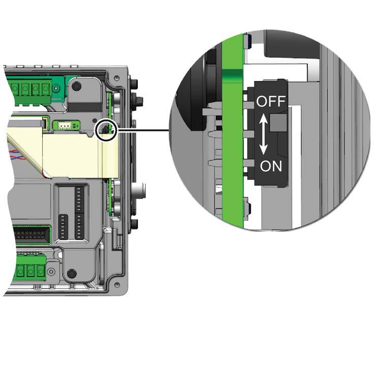 Nota: Il cavo di comunicazione PROFIBUS/PROFINET non è premontato nel Control Module, ma fa parte degli accessori forniti nell'imballaggio del prodotto. 17.