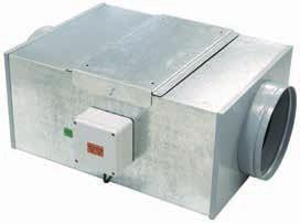 Serie MBX Aspiratori centrifughi in linea Box Compatto da Soffitto CODICE MODELLO TUBAZIONE PORTATA PRESSIONE TENSIONE A 50 Hz CORRENTE ASSORBITA POTENZA VELOCITÀ GRADO DI PROTEZIONE LIVELLI SONORI