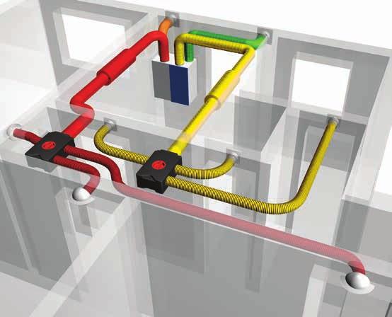 CASSONE RIPARTITORE 5CA3600 MF-V63 adatto a tubazioni di Ø63mm, raccordabili a 8 fori laterali 1 185,00 5CA3601 MF-V75 adatto a tubazioni di Ø75mm, raccordabili a 4 fori laterali 1 185,00 5CA3602