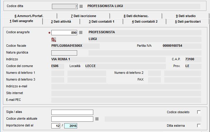 Fatture emesse nell esercizio precedente (registrate con altra procedura) ed incassate nell esercizio attuale. Prima di iniziare le registrazioni impostare come appresso descritto.