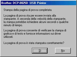 Accendere l'apparecchio DCP collegando il cavo di alimentazione alla presa di corrente. Accendere l'interruttore di alimentazione.