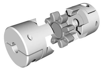 GIFLEX GE-T SG BACKLASH-FREE TORSIONAL COUPLING INTRODUCTION The aluminium flexible couplings GE-T SG are made of three pre-tensioned elements in backlash-free execution.