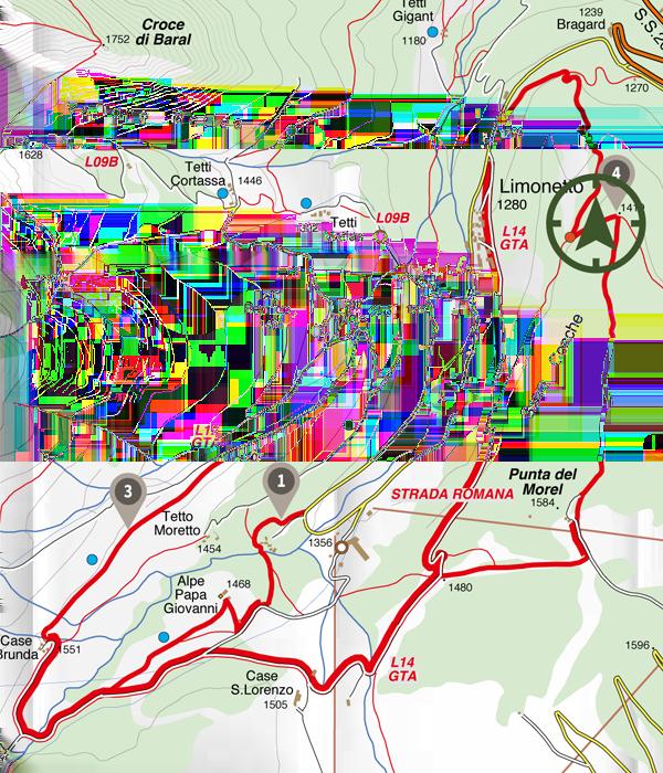 Vedi il percorso completo sulla guida ufficiale, ricca di dettagli e note tecniche, con cartina inclusa, in vendita a Limone presso la