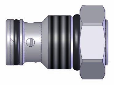 VU-5--P 3 -T.5 artridge check valves conical poppet type Valvole unidirezionali a cartuccia, tenuta a cono Rev.4-8.