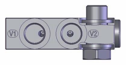 () High Strength Steel banjo/ ullone in acciaio ad alta resistenza E G S S S E F () onded seal () onded seal HEX () The valve includes the banjo bolt and o. bonded seal.