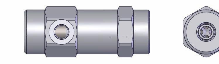 PO--S 4.6 Inline single pilot-operated check valves Valvole di blocco pilotate semplice effetto in linea Rev.3-8.