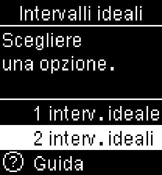 4 Impostazioni del misuratore Andamenti 4 Premere 