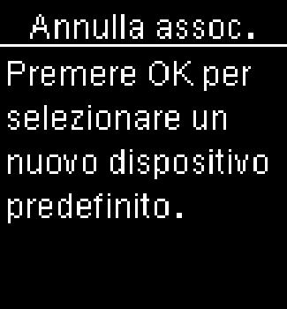 6 6 Comunicazione wireless e associazione del misuratore Annullamento di un associazione Se il dispositivo selezionato