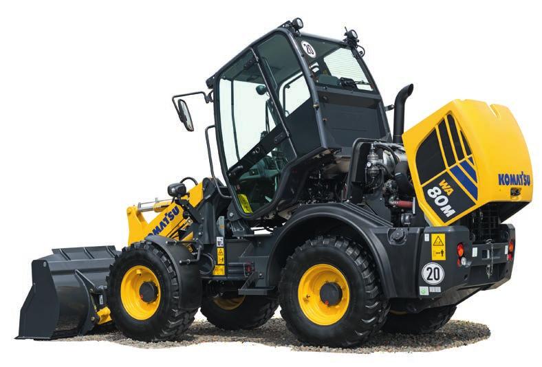 Facile manutenzione Un partner affidabile Le mini pale gommate Komatsu sono famose nel