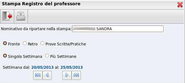 Stampe Registri Tramite la funzione Stampe il docente può liberamente produrre le stampe di suo interesse, senza intermediazione della segreteria.