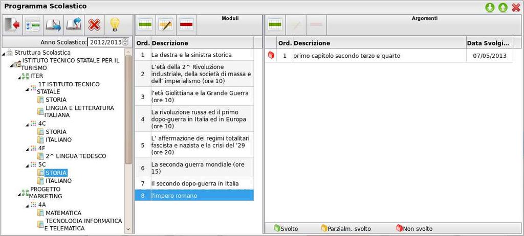 se il voto, l'assenza o l'annotazione proviene dalla tabella base del Modulo Direzionale.