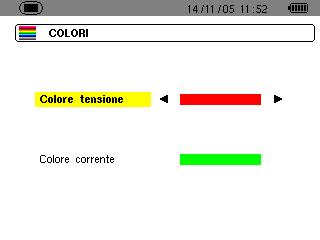 4. Ritornare al menù Configurazione mediante oppure visualizzare un altro menù mediante pressione su un tasto blu. 4.4 Contrasto / Luminosità Imposta il contrasto e la luminosità del display.