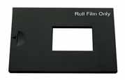 2. Inserire il negativo all interno dello slot 3. Chiudere il carrello Installazione pellicola all interno del carrello: 1. Utilizzare l adattatore per pellicola 2.
