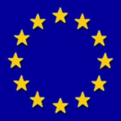 La bandiera europea è il simbolo dell Unione Europea; il cerchio di stelle dorate rappresenta la