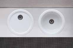 LAVELLI DA INCASSO LAVELLI DA MOBILE Lavello incasso Apogeo. Recessed sink for kitchen Apogeo. Fregadero de encastrar Apogeo. 5007 ø45 18 20 185,00 Lavello da mobile Florence scolapiatti dx.