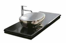 113,00 Structure cm 120 for basin lacquered in shiny black with glass top for washbasin M2 art. 5233 and 5234 (white and MIDAS colours).