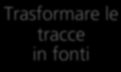 fonti Costruire informazioni su