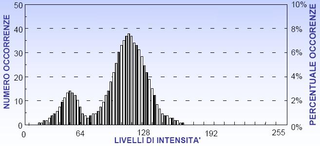 L istogramma di una immagine Descrive la