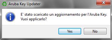 Ad ogni collegamento del dispositivo al computer, si avvia la verifica sulla presenza di aggiornamenti software. Tale funzione necessità di collegamento internet.