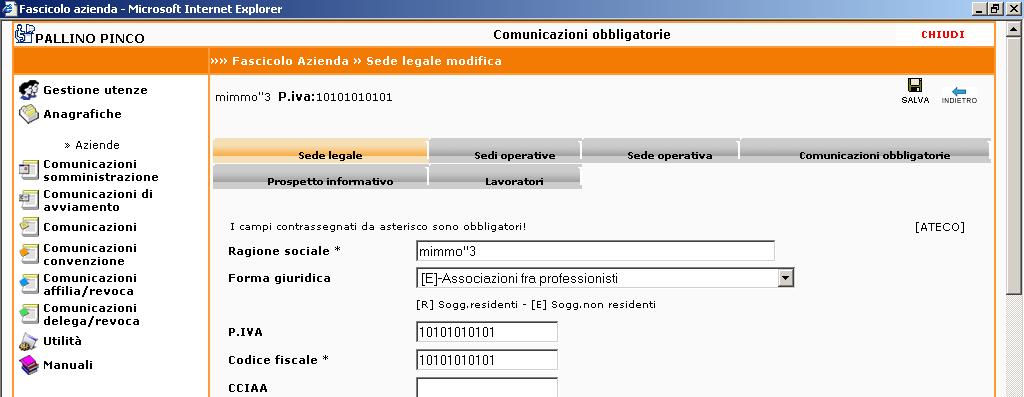 Selezionato il codice cliccare sulle icone (fig.