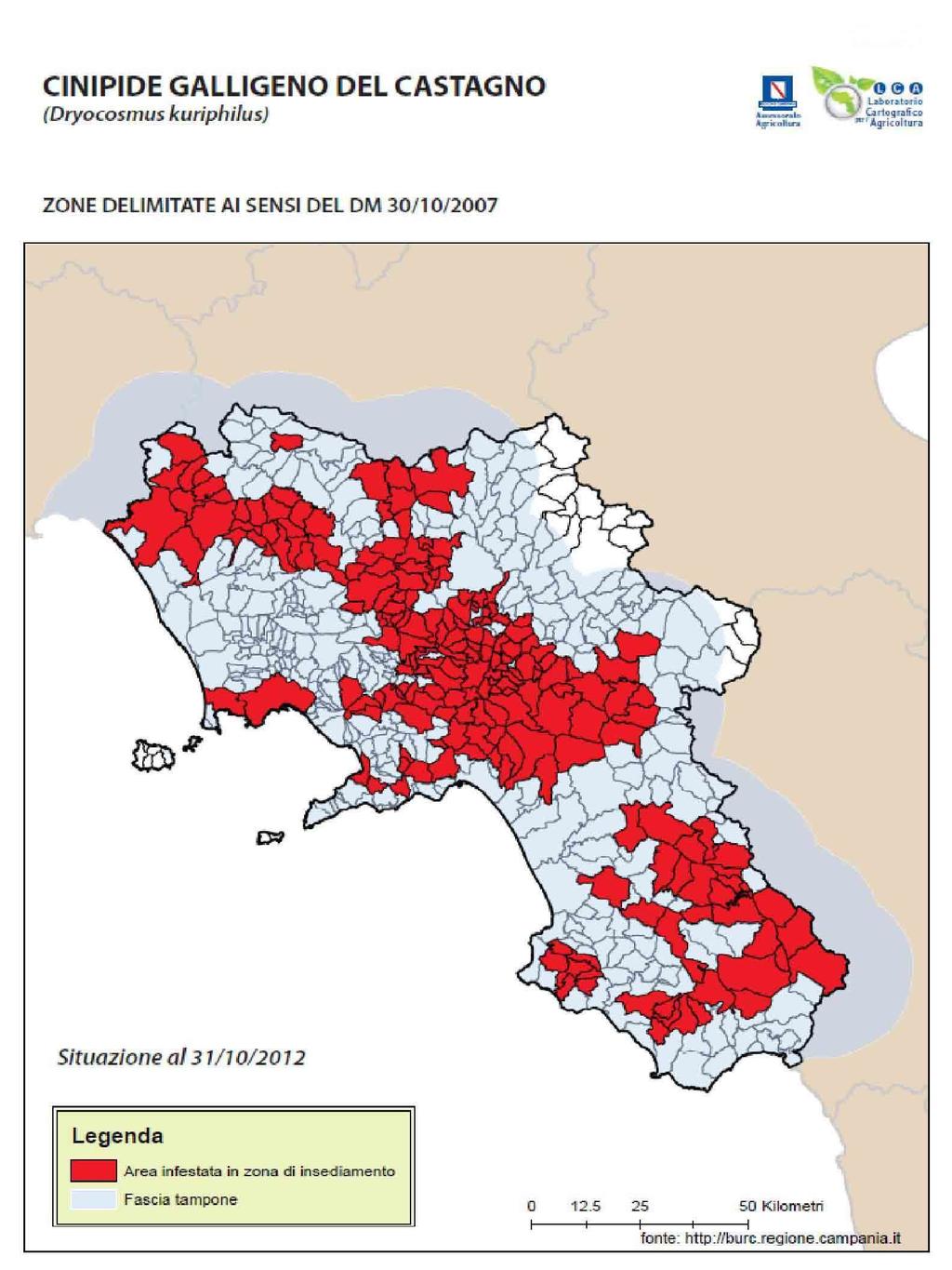 Negli ambienti della Campania, l elevata siccità primaverile può costituire una forte limitazione all uso dei nematodi.
