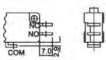 Terminali a vite (B) 02 86 15,3 ± 1,5 3,18 1,60