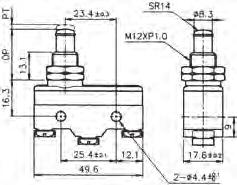 mm 0,05 mm FP max - 33,4