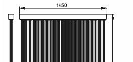 Il collettore SIME SV 20 è composto da 20 tubi sottovuoto a tecnologia heat pipe.