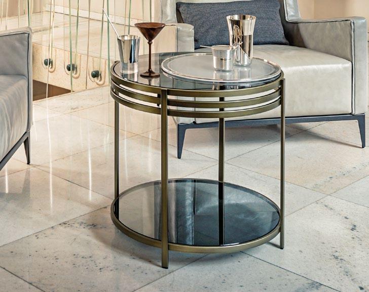 stand out for the elegance of their structure, made of polished stainless steel or brass finished, and for the