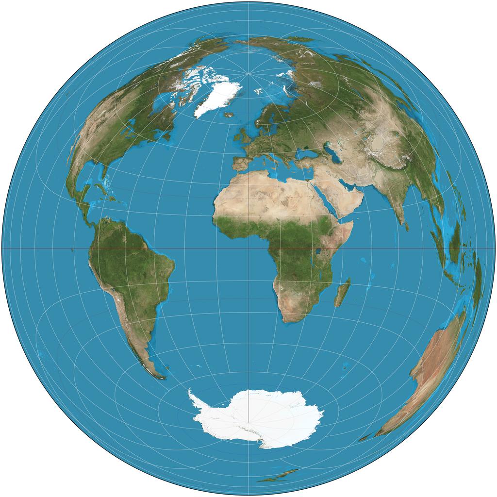 Introduzione alle proiezioni cartografiche Esempi di proiezioni cartografiche Proiezione azimutale equivalente di Lambert Proiezione azimutale