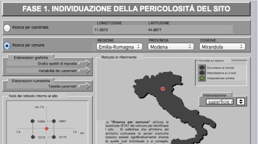 AZIONI SISMICHE DI PROGETTO ACCELERAZIONI SPETTRALI DI PROGETTO PER ZONE 3, CUI APPARTEGONO I COMUNI DEL CRATERE DEL SISMA EMILIA 2012, PER UN SUOLO DI CATEGORIA C PER EDIFICI DI TIPO MONOPIANO