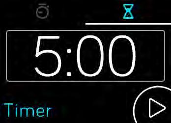 Tieni traccia del tempo trascorso con il timer del conto alla rovescia Per utilizzare il timer del conto alla rovescia: 1. Su Ionic, apri l'app Timer ( ). 2.