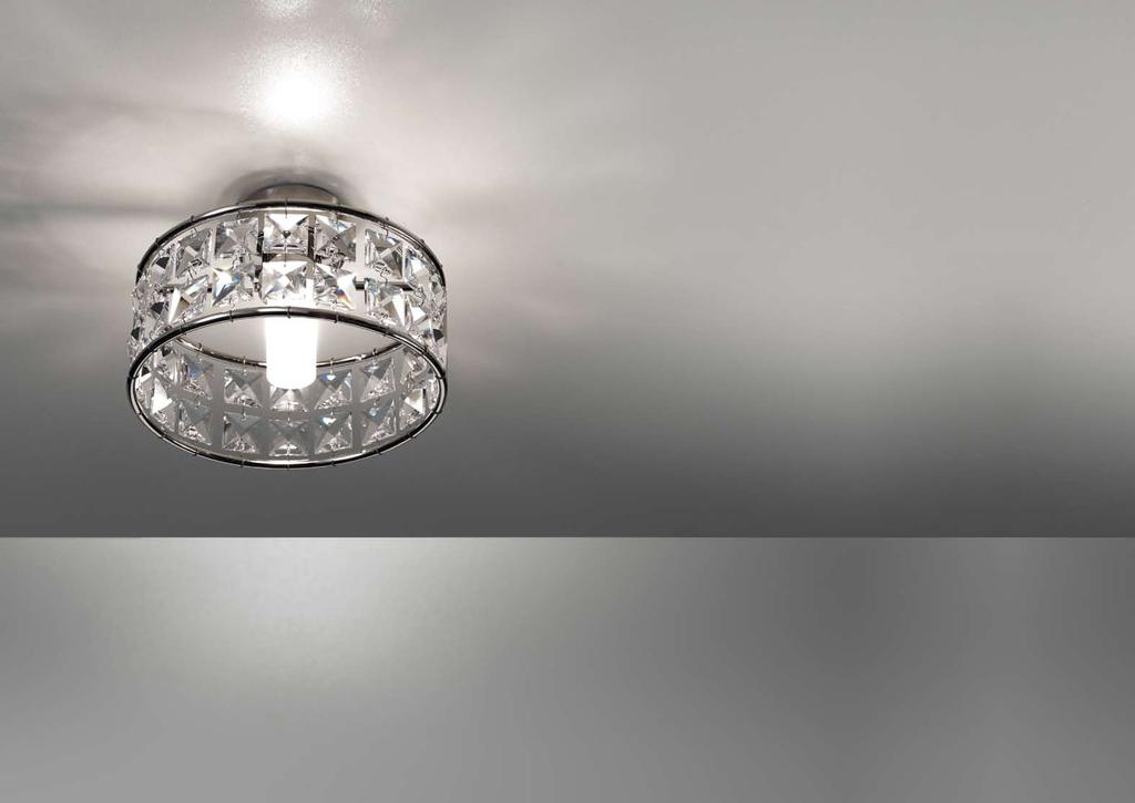 tombolo Lampada da soffitto Ceiling lamp PL: Ø 16 H 10 cm G9 1 x 60