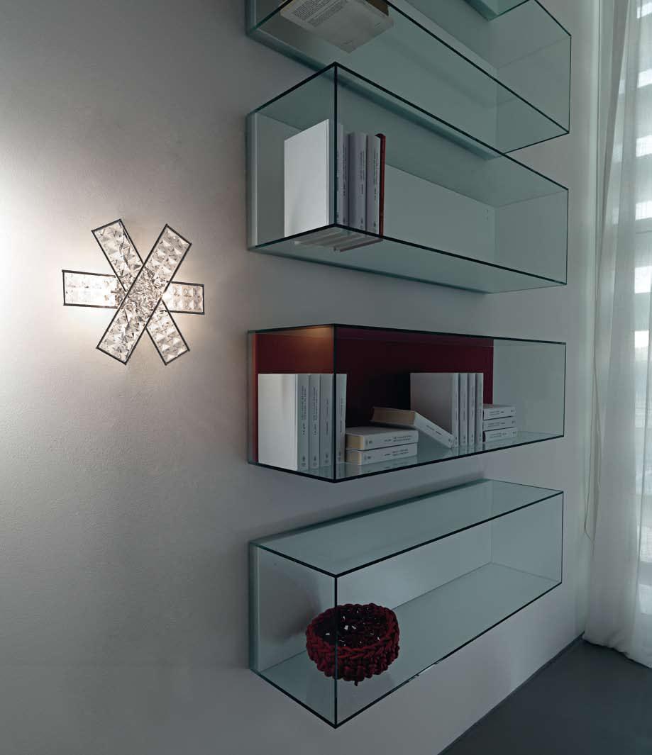 asterisca Lampada da parete e da soffitto Ceiling and wall lamp AP-PL: Ø 30 P/D 15