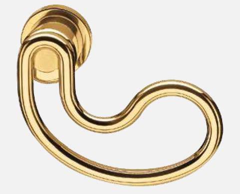 H 31 Serie Otto A design Gae Aulenti Maniglia per porta Door handle Oro