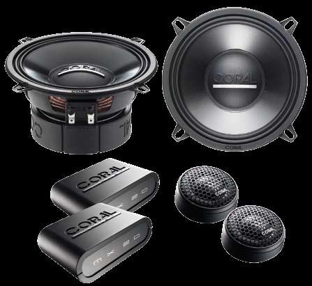 The 2-way speaker kits, complete with woofers, tweeters and crossovers, have been designed to be installed simply using the car standard mounting