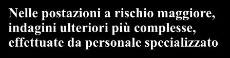 descrizione dei fattori di rischio (frequenza d azione, forza, posture incongrue) Nelle